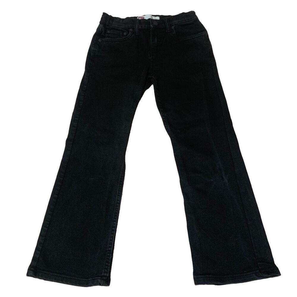 Levi’s 517 Boys Bootcut Jeans Black Stretch Size 10 Regular